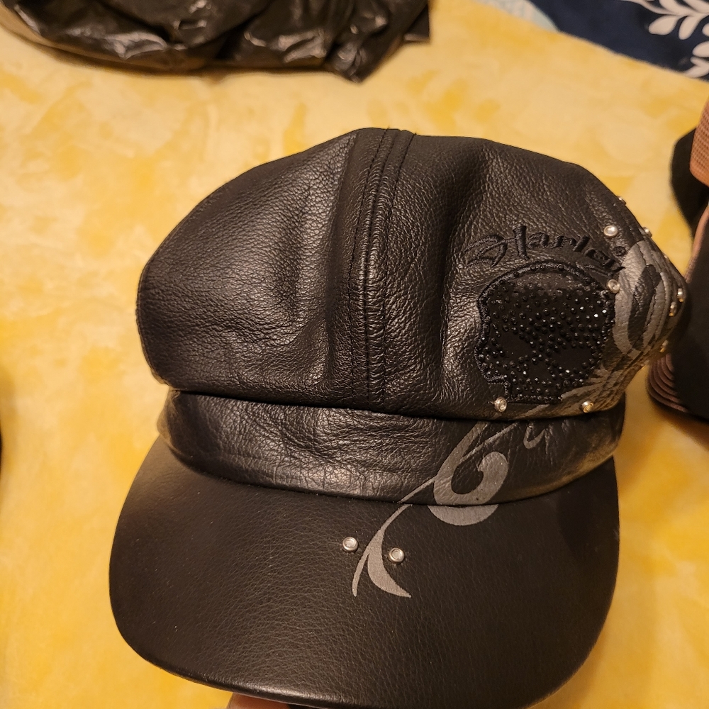 HD leather hat